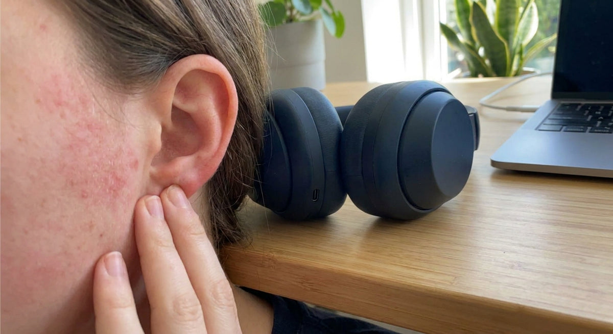 How to fix skin irritation from wearing over-ear headphones all day