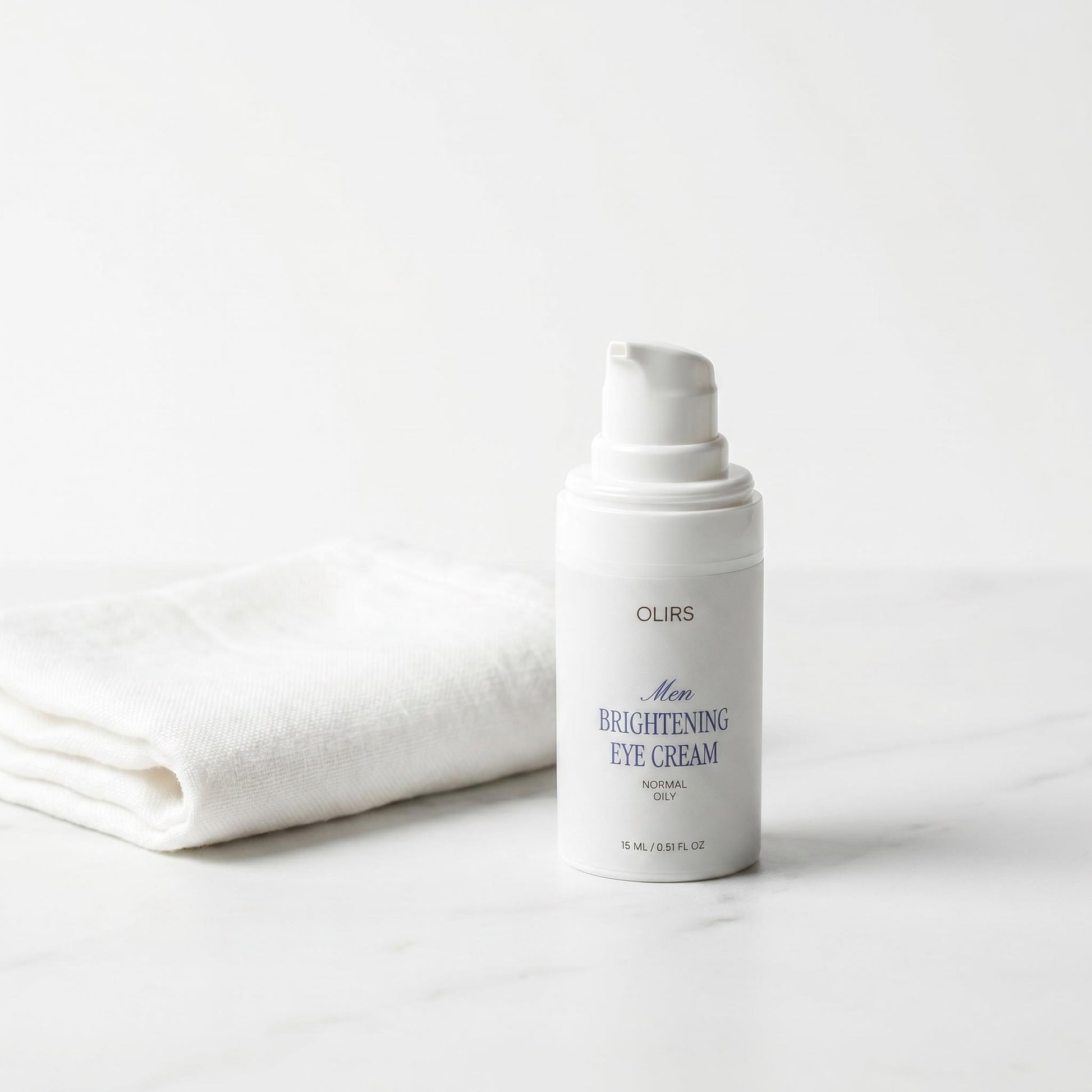 Brightening Eye Cream - Lifestyle Countertop | OLIRS Men's Skincare