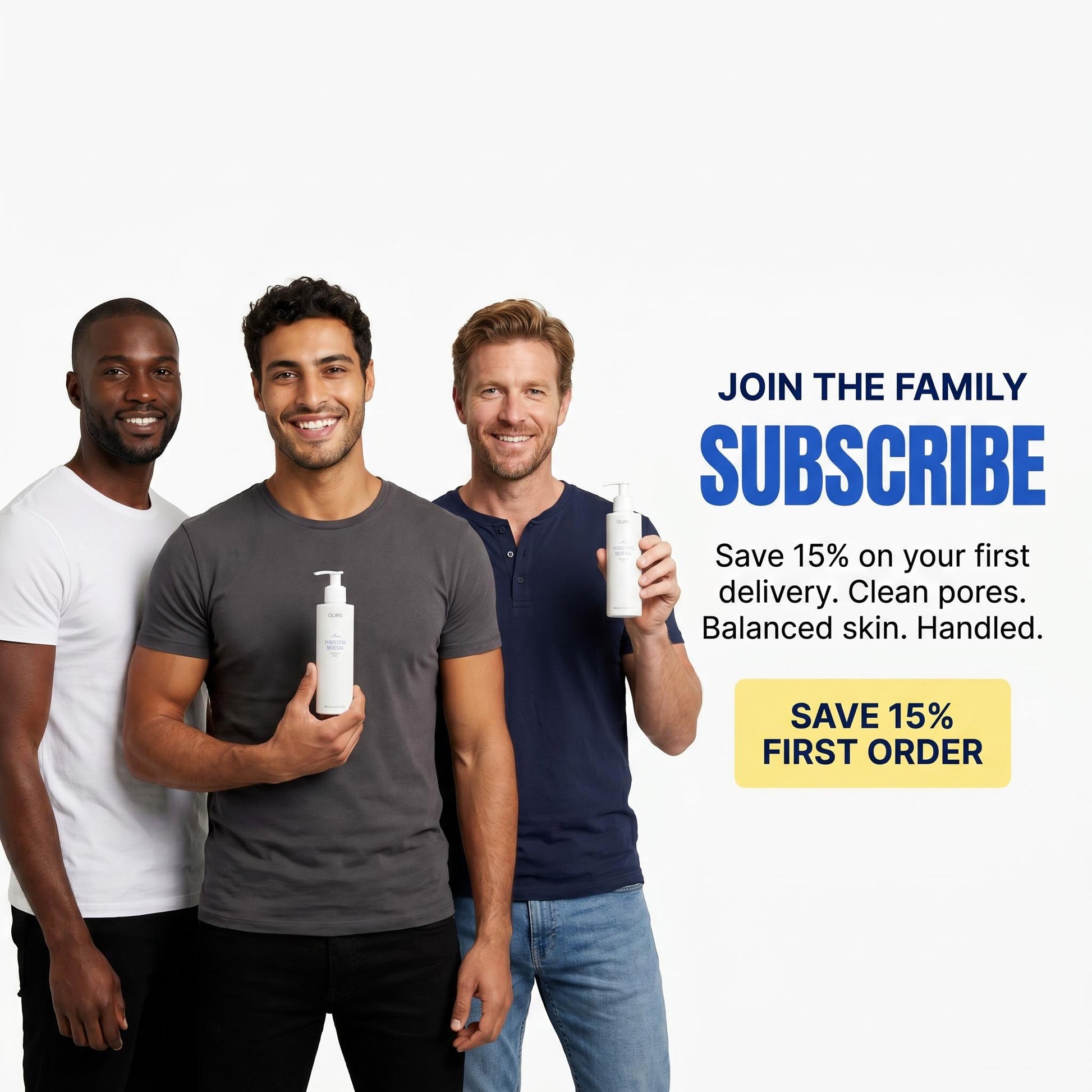 Daily Purifying Face Mousse - Subscribe Family Group | OLIRS Men's Skincare